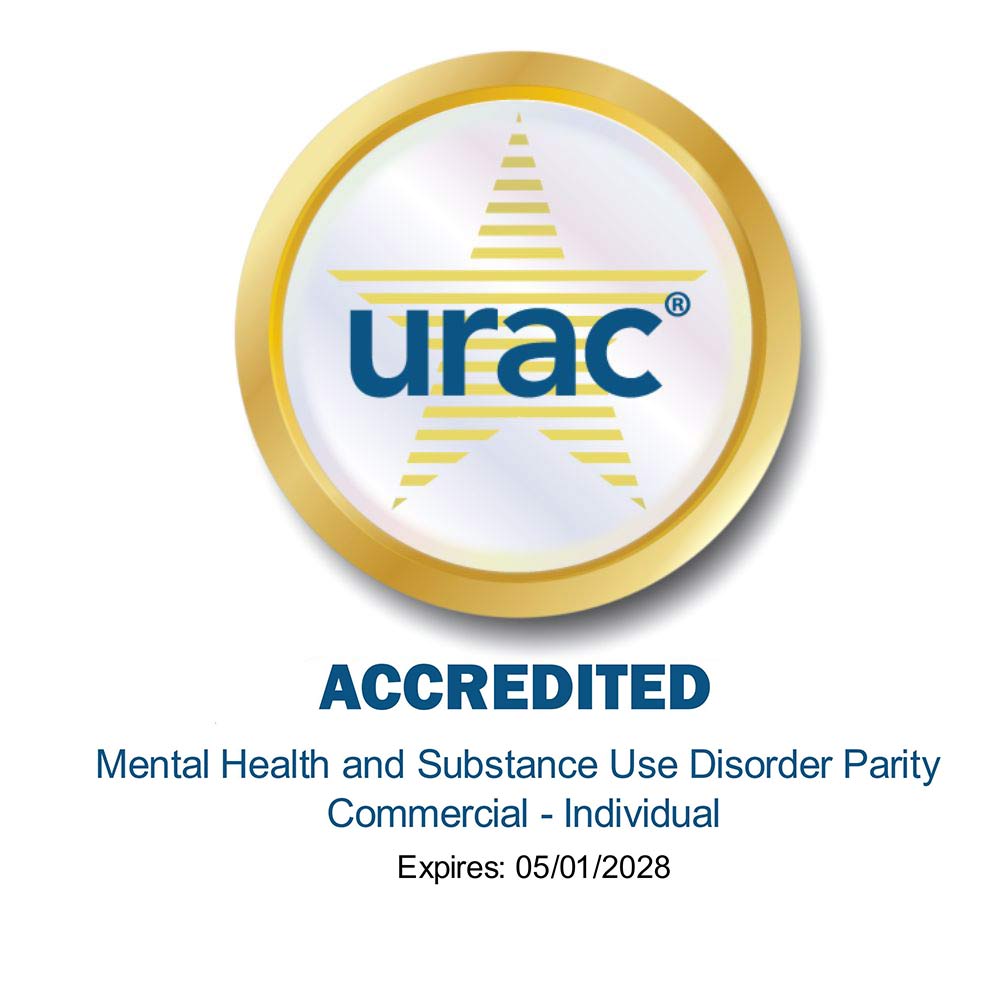 URAC Accredited Mental Health and Substance Use Disorder Parity - Commercial Individual Seal