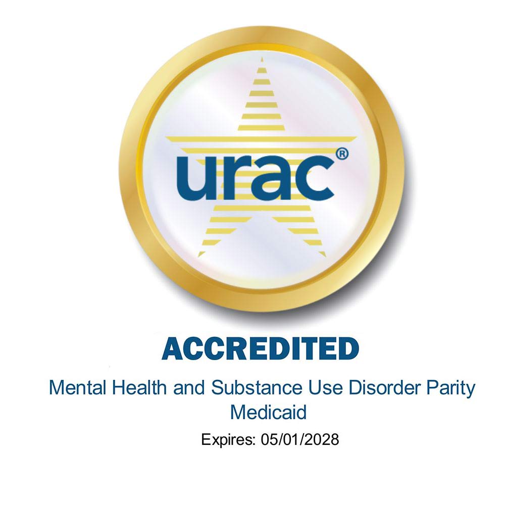 URAC Accredited Mental Health and Substance Use Disorder Parity - Medicaid Seal